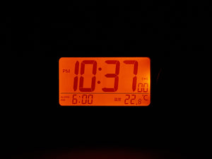 Rhythm Alarm Clock Radio Loud Volume 1K Patterns Electronic Sound 8Rz230Sr02 Black - Japan 8.5X18.4X5.8Cm - YOYO JAPAN