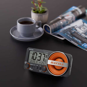 Rhythm Alarm Clock Radio Loud Volume 1K Patterns Electronic Sound 8Rz230Sr02 Black - Japan 8.5X18.4X5.8Cm - YOYO JAPAN