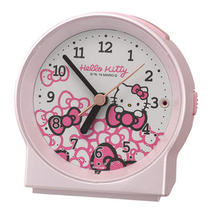 Rhythm Pink Hello Kitty Wall Clock 9.6X9.2X5.5Cm Japan Alarm Clock 8Re671Mb13 - YOYO JAPAN