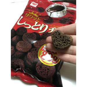 Riska Shittori Choco Chocolate Corn-Puffs Snack 80g (Pack of 3) - YOYO JAPAN