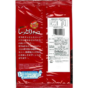 Riska Shittori Choco Chocolate Corn-Puffs Snack 80g (Pack of 3) - YOYO JAPAN