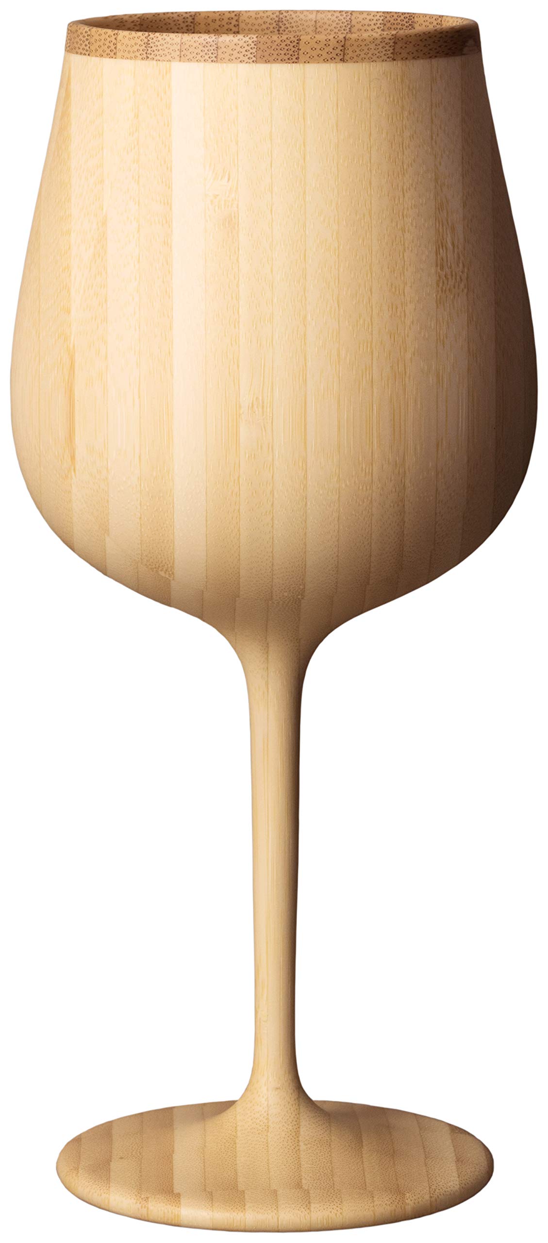 Riveret Japan Wine Glass Burgundy 380Ml Bamboo Dishwasher Safe White Rv-118W - YOYO JAPAN