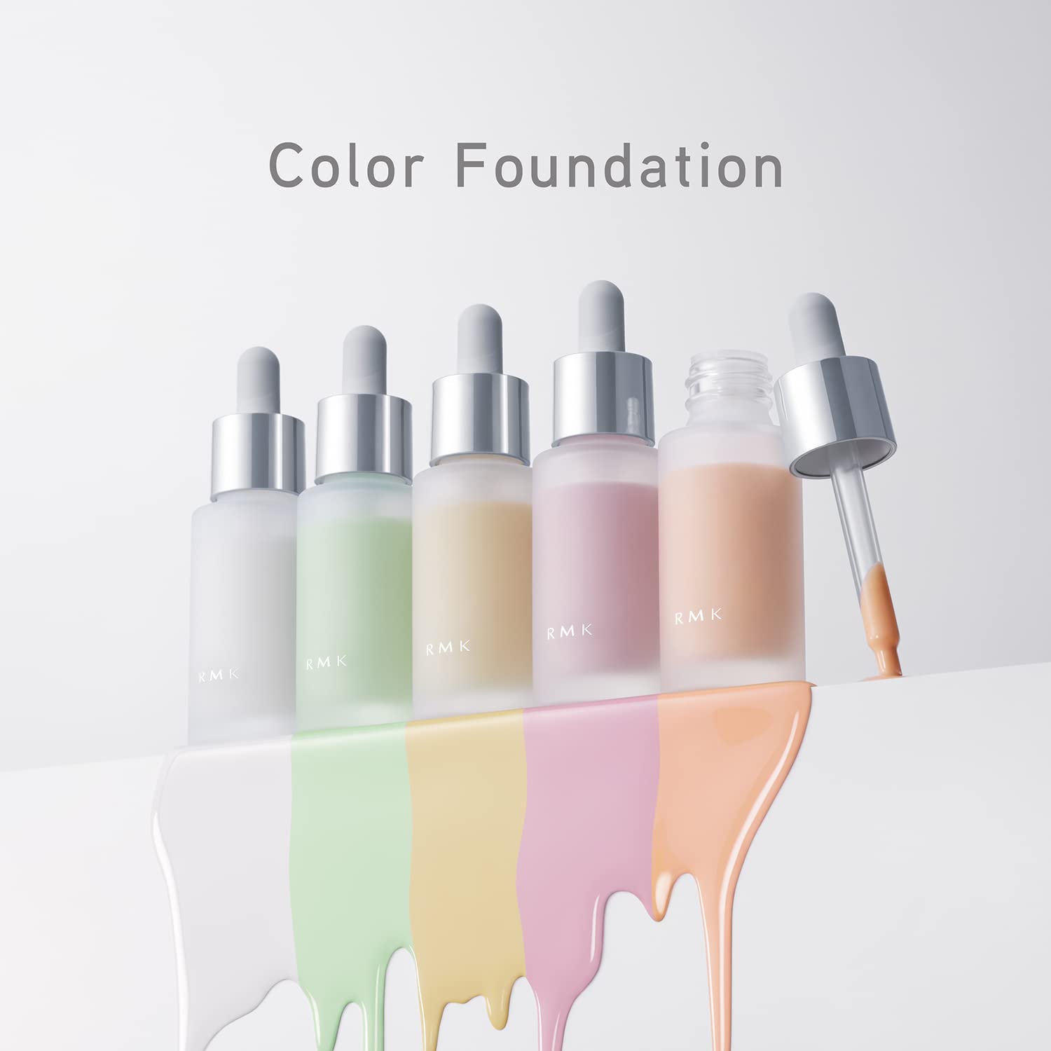 Rmk SPF6 PA+ Color Foundation 05 Green 20ml Tone Up Redness Correction Moisturizing - YOYO JAPAN