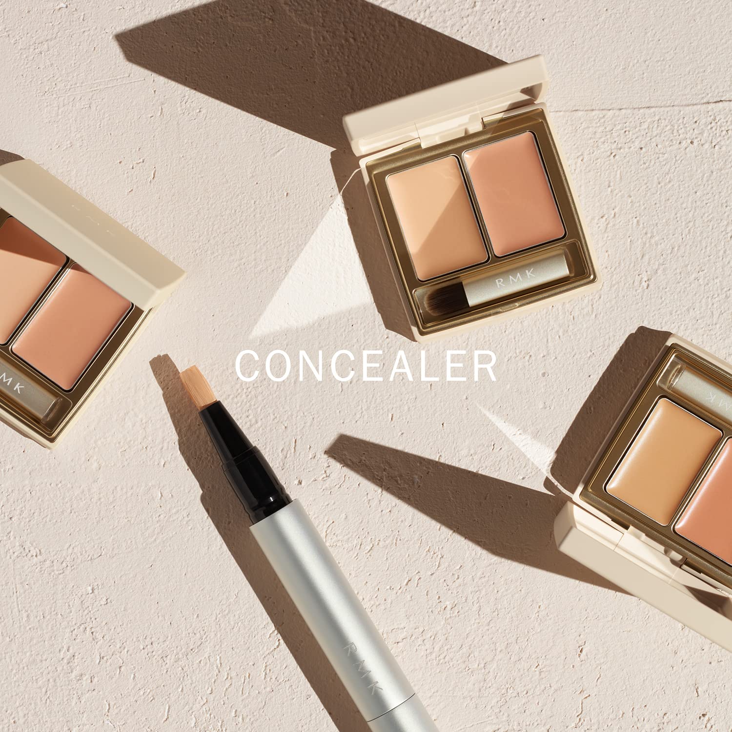 Rmk Flawless Cover Concealer 02 Beige Refill - Natural Brightness Highlight Color - YOYO JAPAN