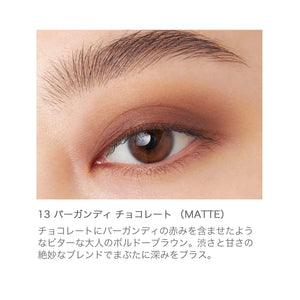 Rmk Infinite Single Eyes 13 Burgundy Chocolate Matte Eyeshadow Bordeaux Brown Gloss - YOYO JAPAN