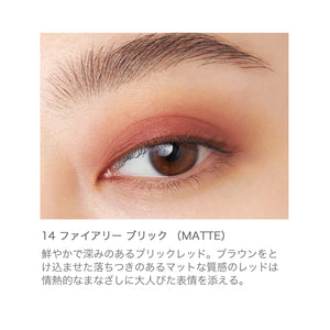 Rmk Infinite Single Eye Fiery Brick 14 - Matte Brick Red Eyeshadow - YOYO JAPAN