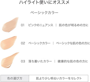 Rmk Luminous Pen Brush Concealer 01 1.7g - Pink Coral Foundation Highlighter - YOYO JAPAN