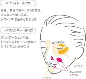 Rmk Luminous Pen Brush Concealer 04 1.7G - Pink Coral Highlight Foundation - YOYO JAPAN