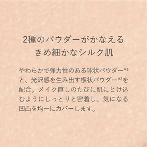 Rmk Silk Fit Slightly Colored Face Powder Refill: Pressed Sebum-Absorption Makeup Touchup - YOYO JAPAN