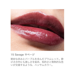 Rmk The Lip Color 15 Savage - Glossy Moisture-Rich Highly Pigmented Vivid Lipstick - YOYO JAPAN