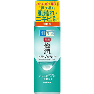Rohto Hada Labo Gokujyun Adlay Trouble Care Skin Conditioning Lotion 170ml - YOYO JAPAN