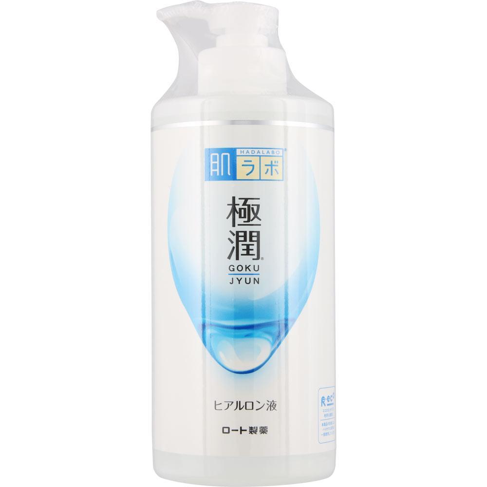 Rohto Hada Labo Gokujyun Super Hyaluronic Hydrating Lotion Pump Bottle 400ml - YOYO JAPAN