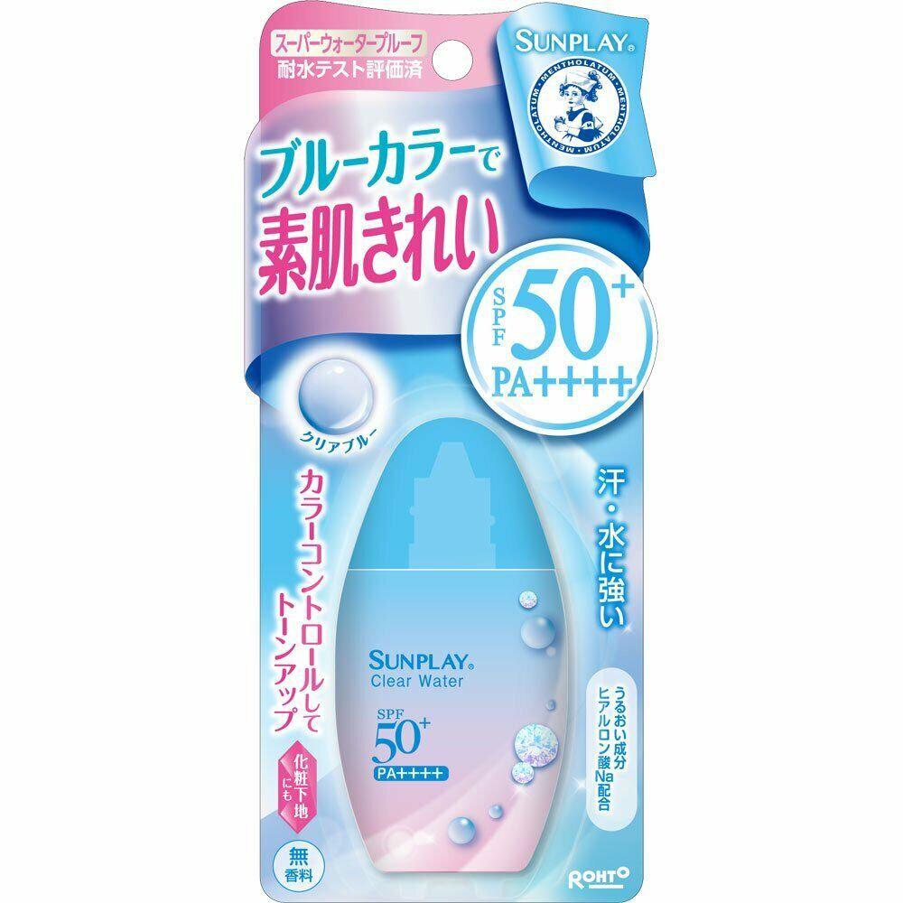 Rohto Mentholatum Sunplay Clear Water Waterproof Sunscreen SPF50+ 30g - YOYO JAPAN