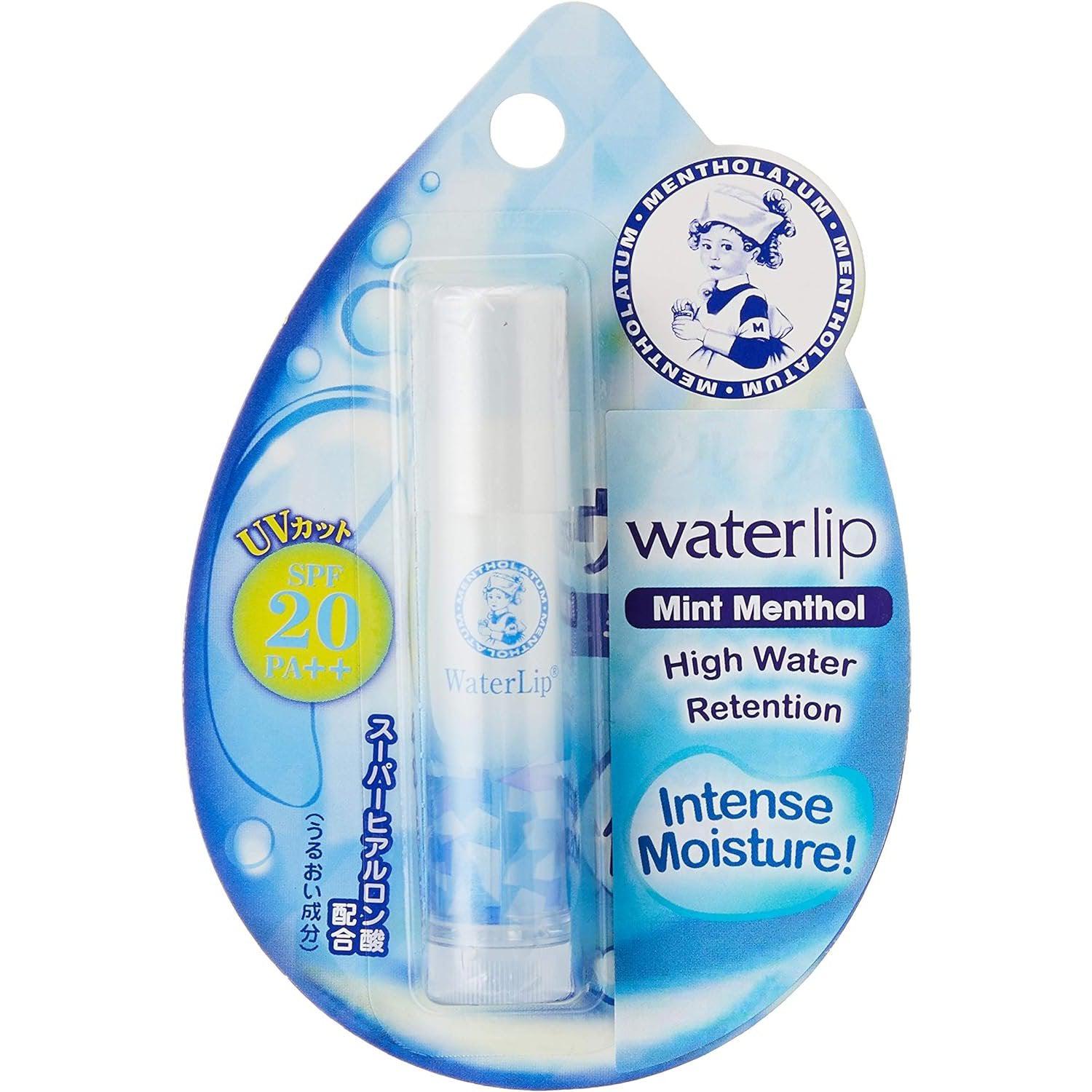 Rohto Mentholatum Water Lip Unscented Lip Balm With SPF20 4.5g - YOYO JAPAN