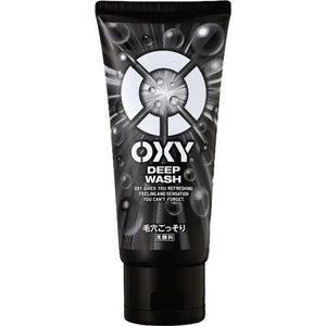 Rohto Oxy Deep Face Wash Men’s Charcoal Cleanser 130g - YOYO JAPAN