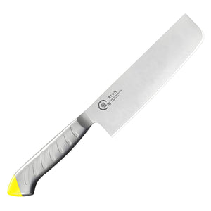 Ryuji Molybdenum Steel Nakiri Knife Yellow - YOYO JAPAN