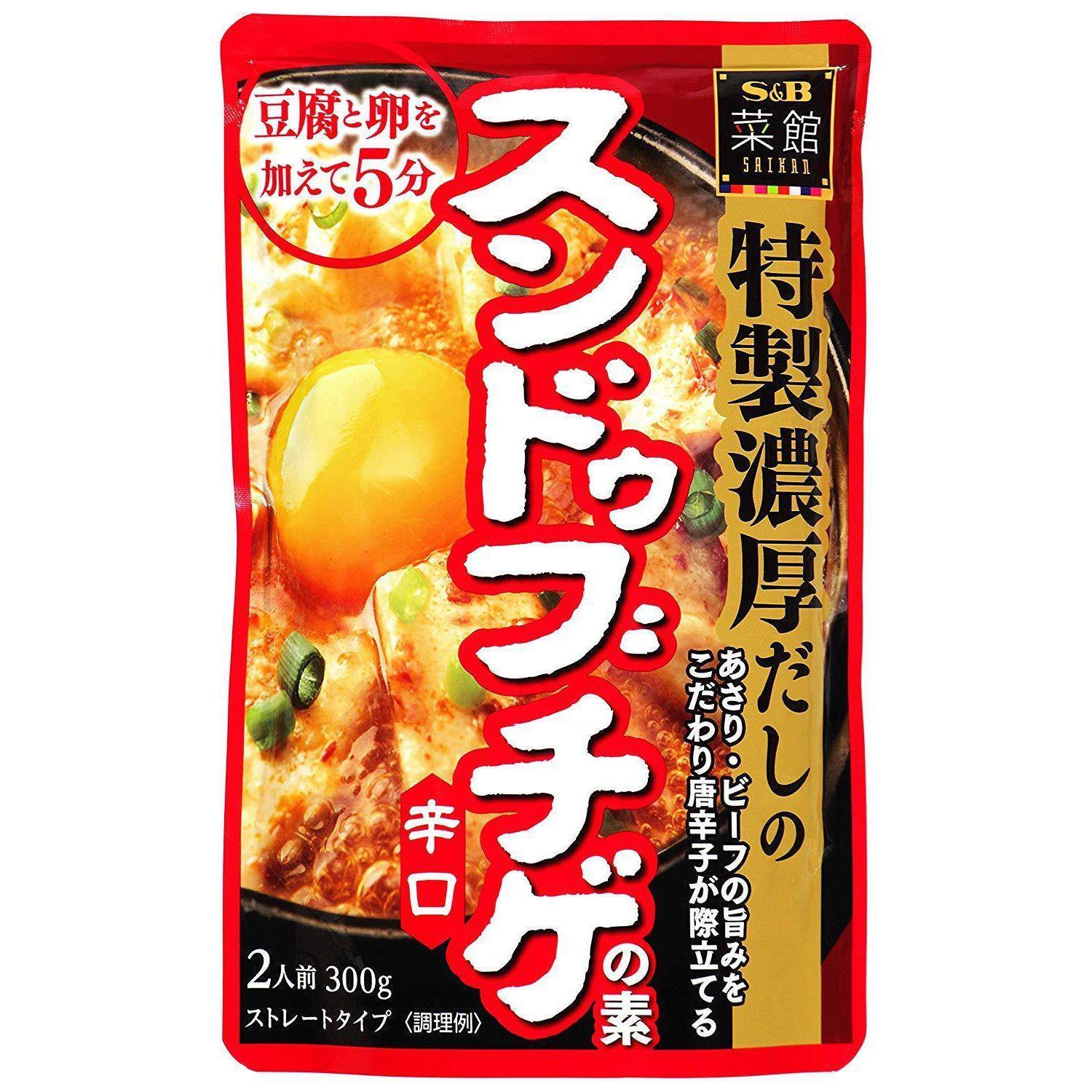 S&B Sundubu Jjigae Soup 300g - YOYO JAPAN