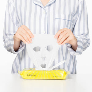 Saborino Japan Mezama Sheet Mask Dust Type 28Pcs 60Sec Morning Sheet Mask - YOYO JAPAN