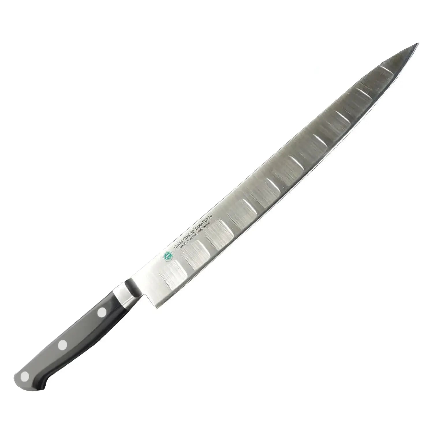 Aoki Hamono Sakai Takayuki Grand Chef Sujihiki Knife 240Mm Japan (Hollow Edge) - YOYO JAPAN