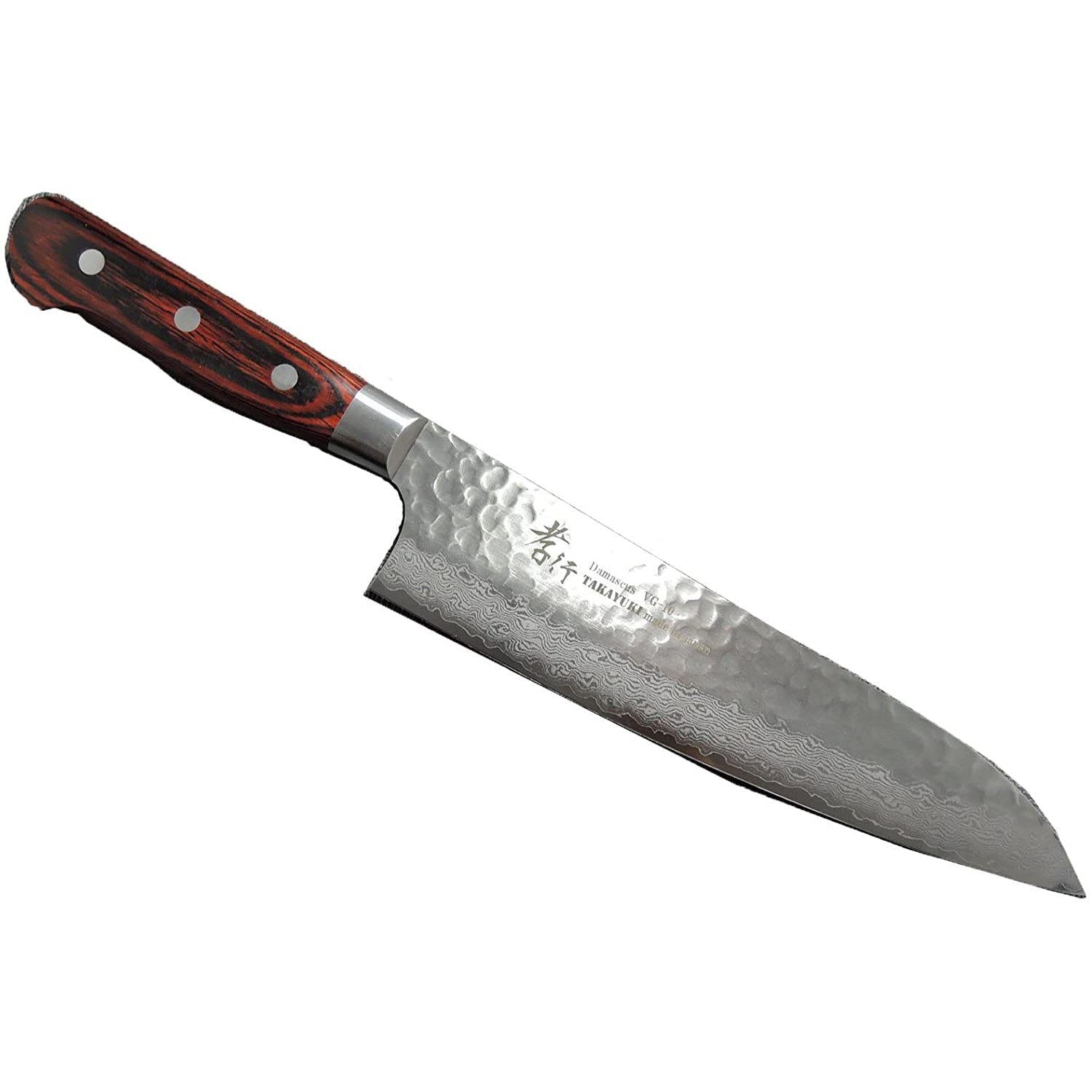 Sakai Takayuki VG10 Damascus Gyuto Japanese Chef's Knife 33 Layer 210mm - YOYO JAPAN