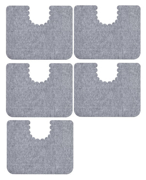 Sanko Mitsuba Toilet Mats For Men'S Urinal 5Pcs Gray Floor Stain Prevention Japan Made Suction Kh-16 55X44Cm (1Mm Thick) - YOYO JAPAN