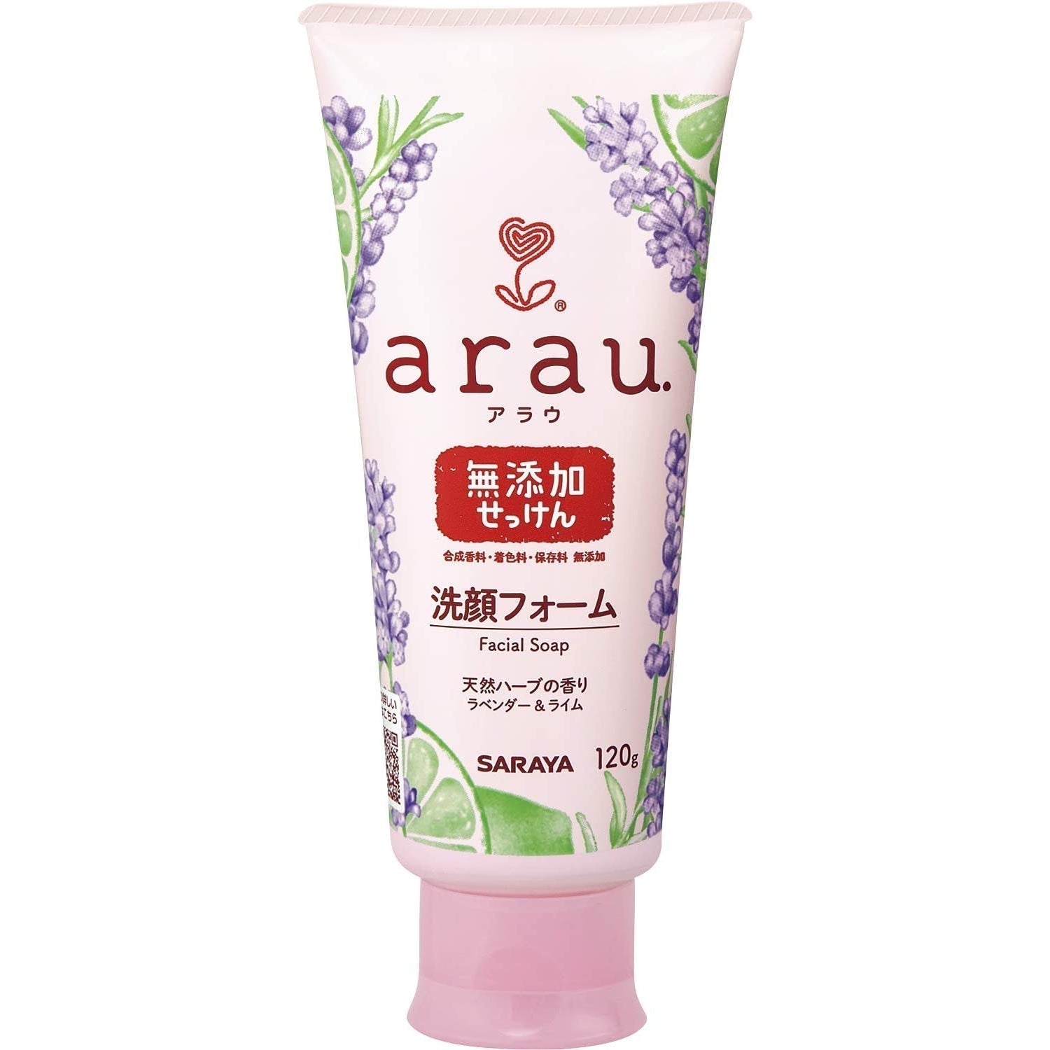 Saraya Arau Chemical Free Face Wash for Sensitive Skin 120g - YOYO JAPAN