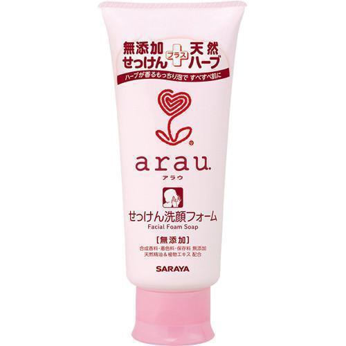 Saraya Arau Facial Foam Soap Cleanser 120G - YOYO JAPAN