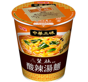 Myojo Ippeichan Chukazanmai Hot and Sour Soup Ramen Instant Noodles Cup 64g (Pack of 6) - YOYO JAPAN