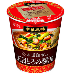 Myojo Ippeichan Chukazanmai Cantonese Soy Sauce Ramen Instant Noodles Cup 63g (Pack of 6) - YOYO JAPAN