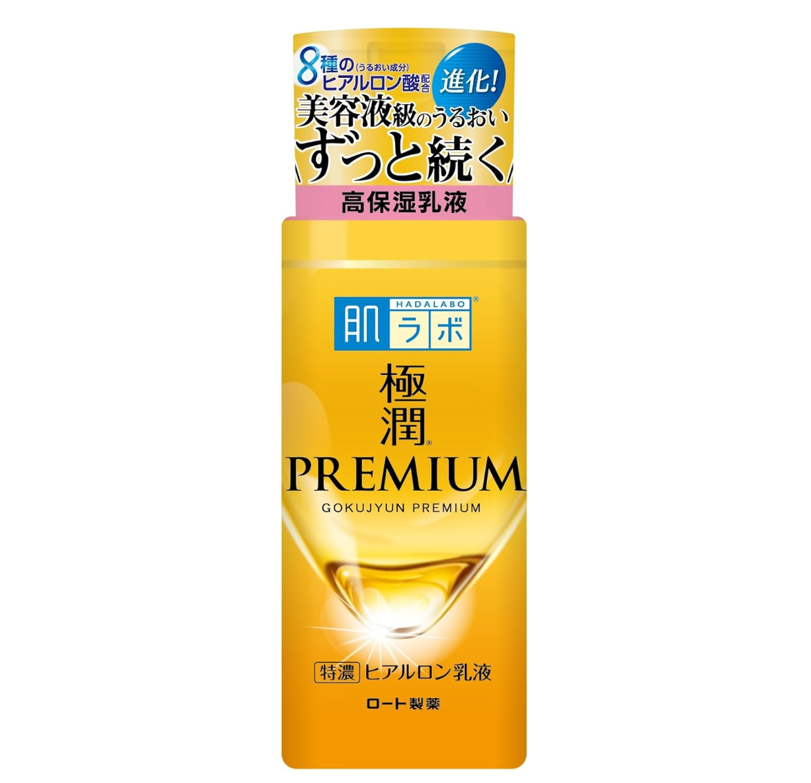 Rohto Hada Labo Gokujyun Premium Super Hyaluronic Milky Lotion 140ml - YOYO JAPAN