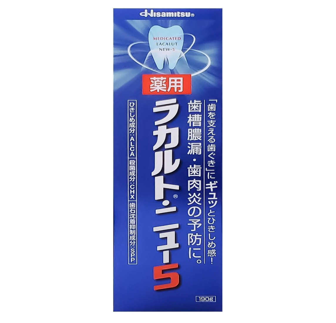 MEDICATED LACALUT NEW 5 (190G) - YOYO JAPAN