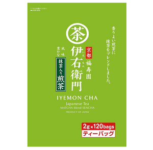 Iyemon Cha Matcha Blend Sencha Japanese Tea 120 Bags - Japanese Tea With Matcha Taste - YOYO JAPAN