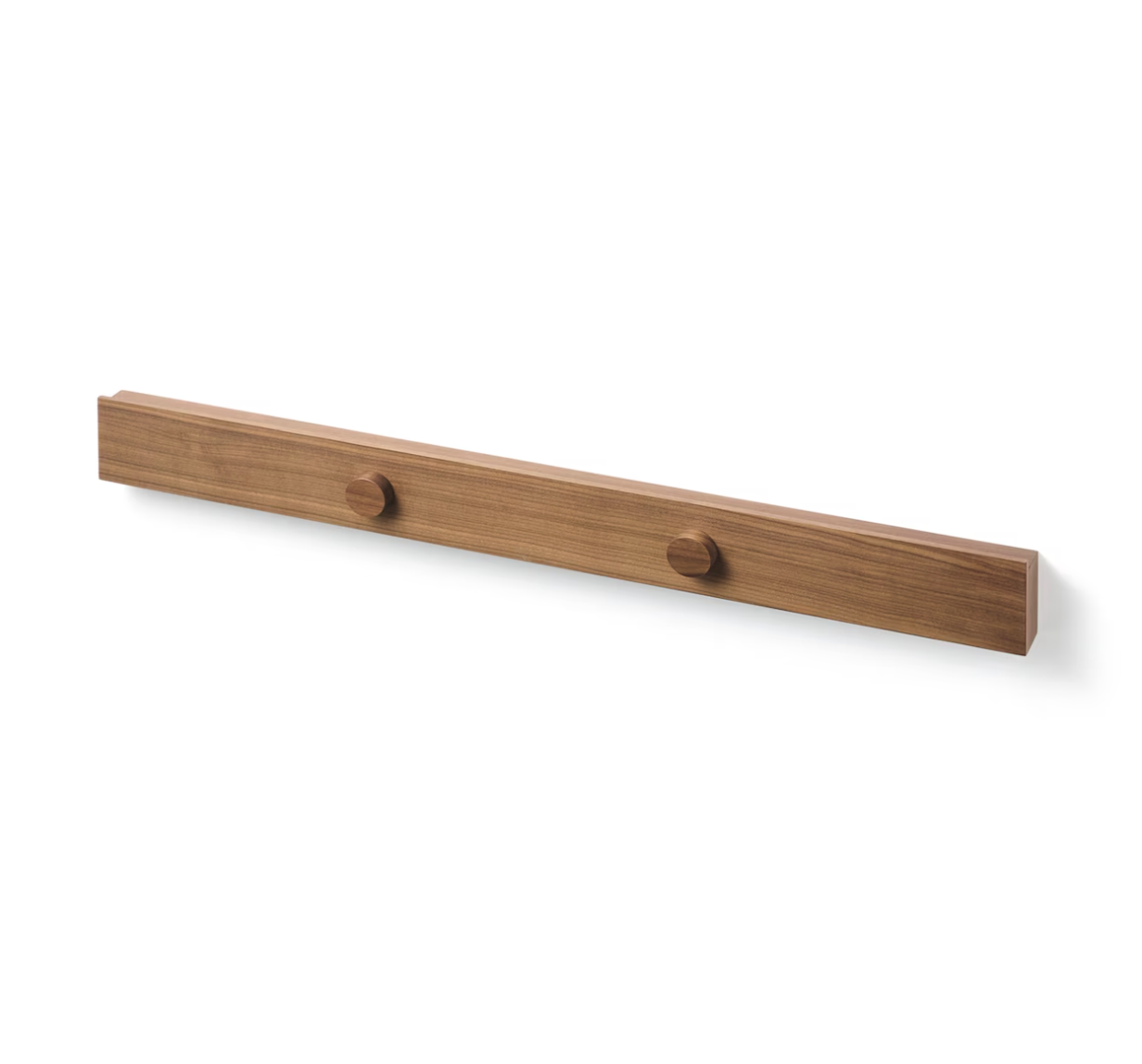Mujirushi Ryohin 44505137 Wall-Attached Walnut Furniture 88X4X9Cm - Made In Japan - YOYO JAPAN