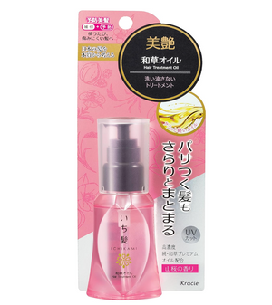 Kracie Ichikami Moisture Waso Hair Treatment Oil For Hair Ends 50ml - Japan Hair Treatment - YOYO JAPAN