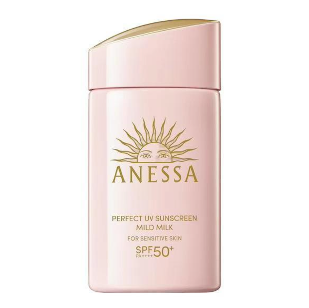 ANESSA Perfect UV Mild Milk N Sunscreen Fragrance Free 60mL SPF50+/PA++++ - YOYO JAPAN