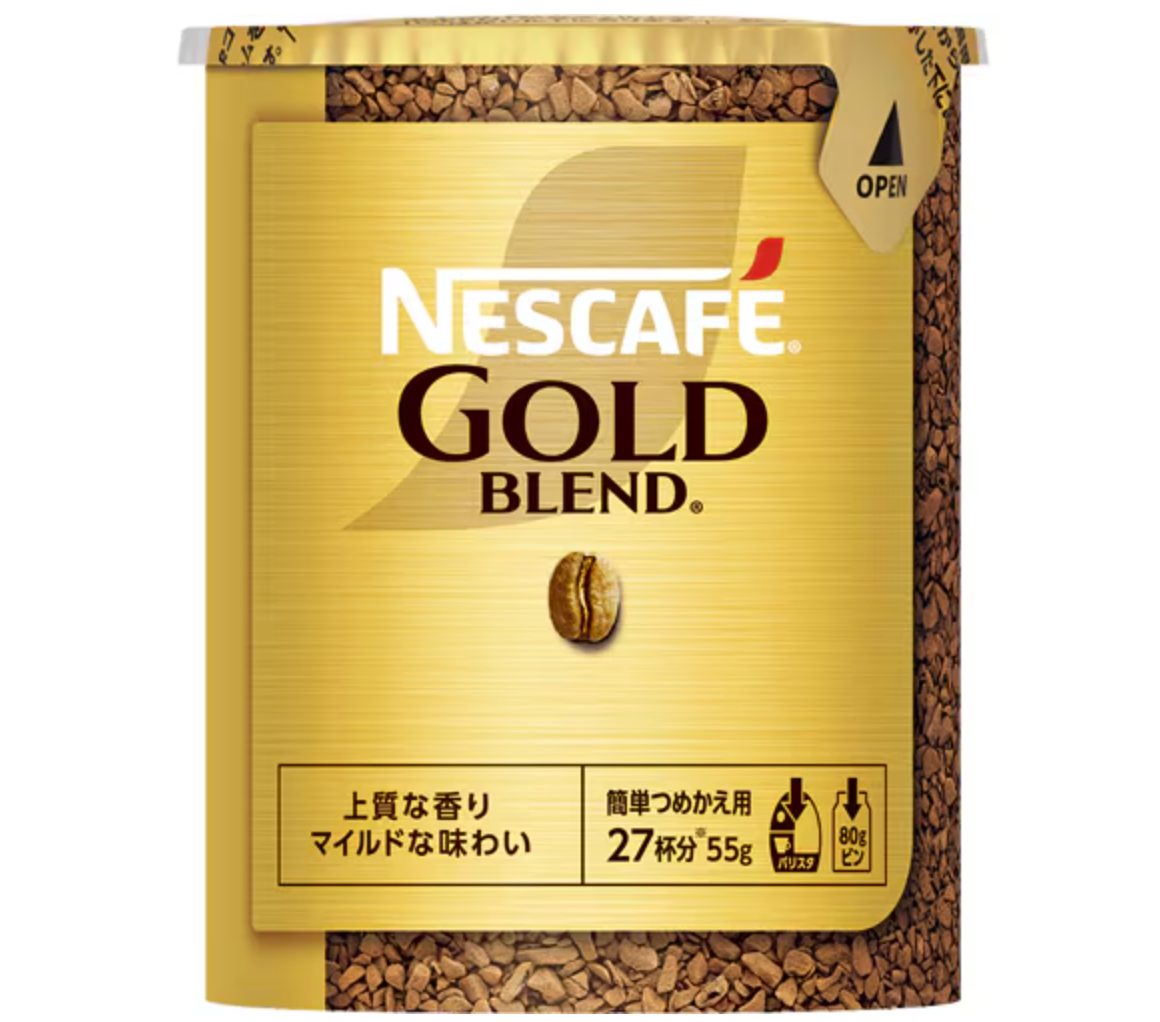 Nestle Japan Nescafe Gold Blend Cafe Latte Instant Coffee Pack 55g - Eco Friendly Pack - YOYO JAPAN