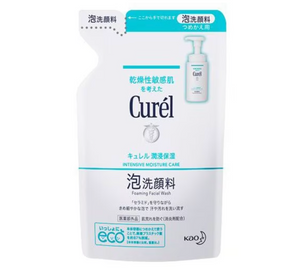 Kao Curel Foaming Face Wash Refill 130ml - YOYO JAPAN