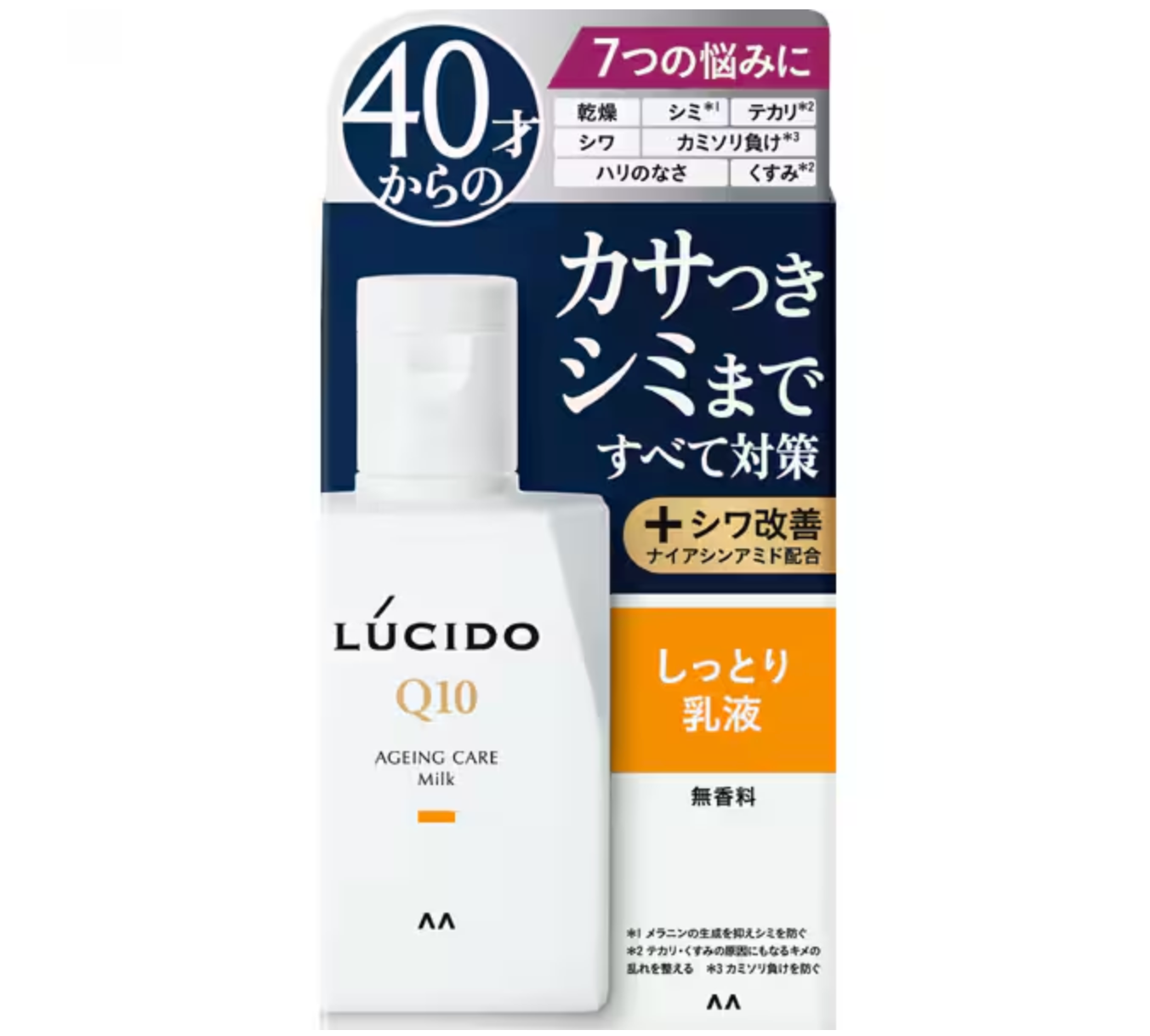 Mandom Lucido Q10 Aging Care Milk (From The Age Of 40) 100ml - Japanese Aging Care Milk - YOYO JAPAN