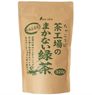 Oigawa Tea Garden Ryokucha Green Tea Paper Bag 320g - Ocha Matcha Leaf Roasted Rice - YOYO JAPAN