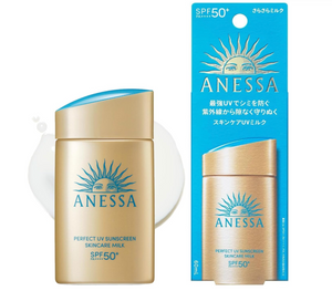 Anessa Perfect UV Skin Care Milk SPF50 + PA ++++ For Face & Body 60ml - YOYO JAPAN