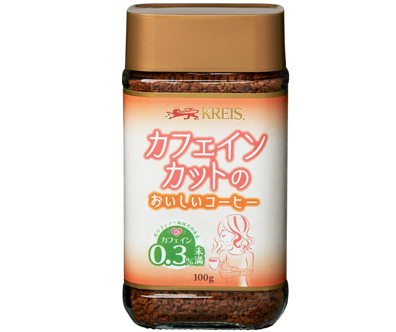 Kreis Cafe Decaffeinated Coffee 100g - Caffein-Less Coffee From Japan - YOYO JAPAN