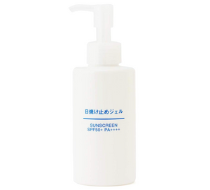 Muji Sunscreen Gel SPF50 + · PA ++++ 150mL - YOYO JAPAN