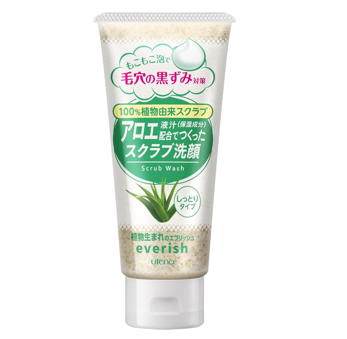 Everish Aloe Scrub Face Wash 135g - YOYO JAPAN