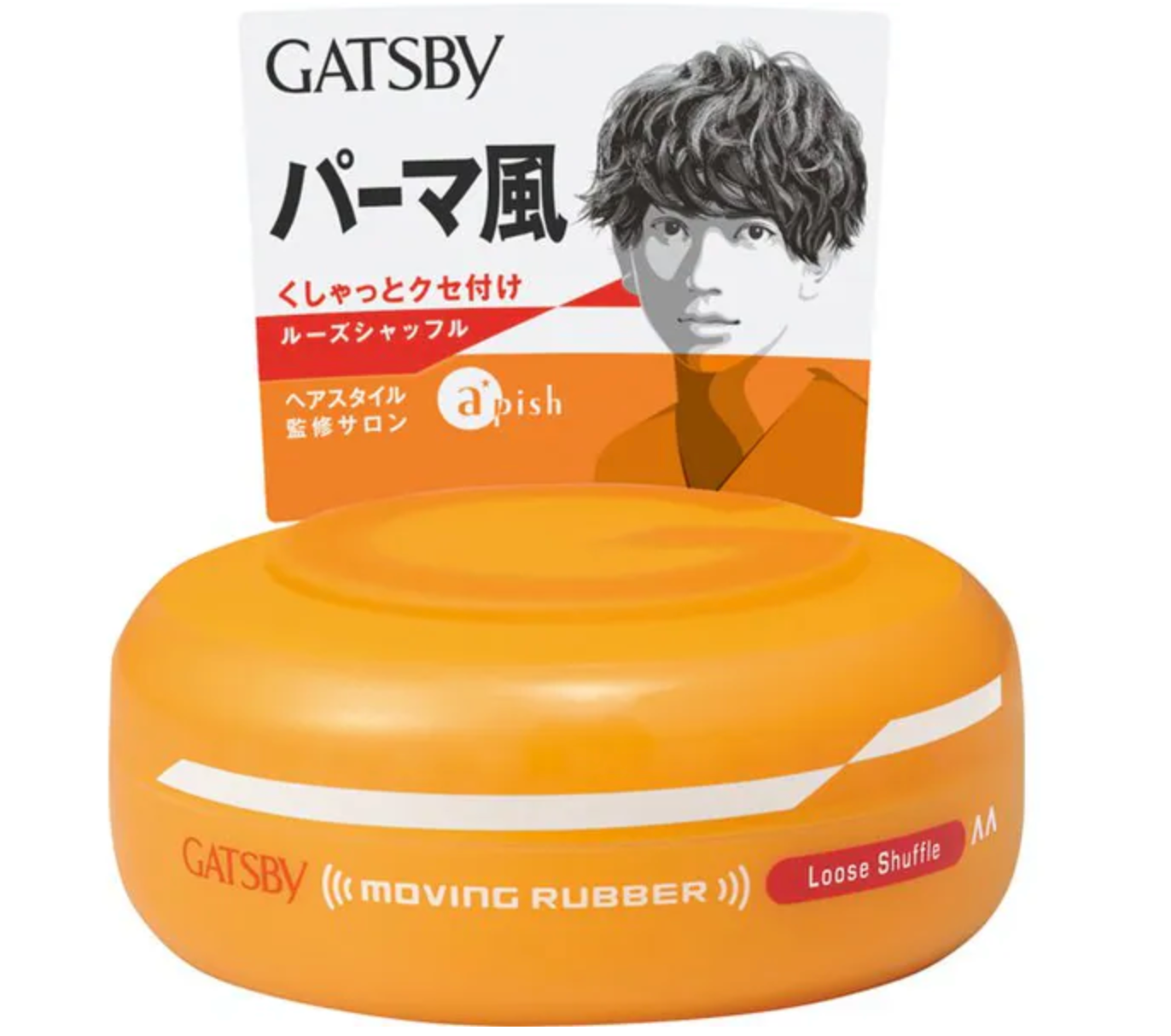 Mandom Gatsby Moving Rubber Hair Wax Loose Shuffle 80g - YOYO JAPAN