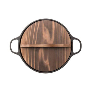 Seieido Japan Cast Iron Sukiyaki Gyoza Pan 24Cm - YOYO JAPAN