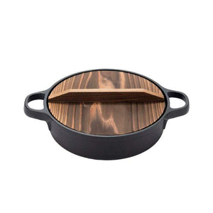 Seieido 26Cm Japanese Cast Iron Sukiyaki & Gyoza Pan - YOYO JAPAN