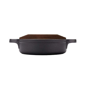 Seieido 26Cm Japanese Cast Iron Sukiyaki & Gyoza Pan - YOYO JAPAN