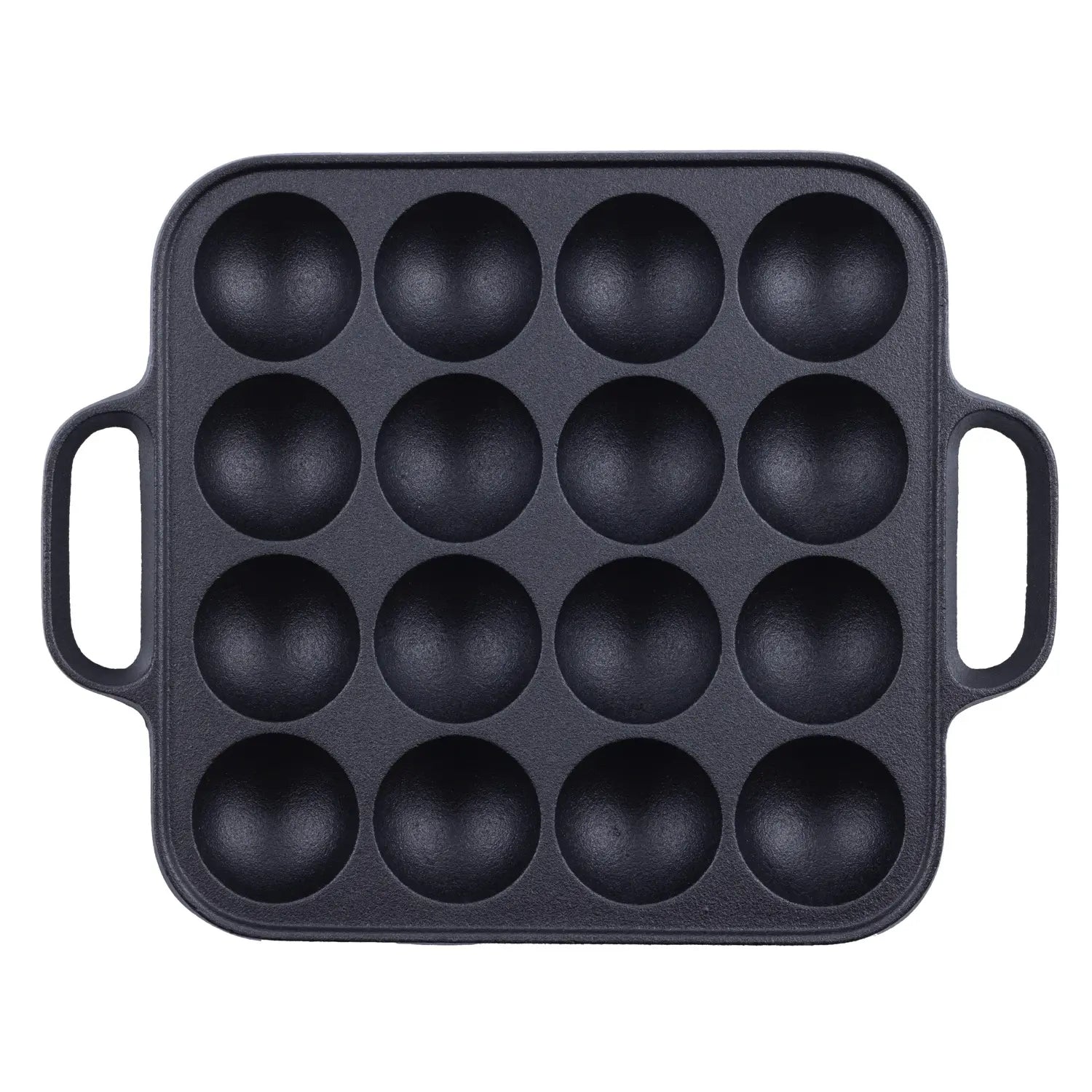 Seieido 16-Ball Takoyaki Pan - Cast Iron - Japanese - Default Title - YOYO JAPAN