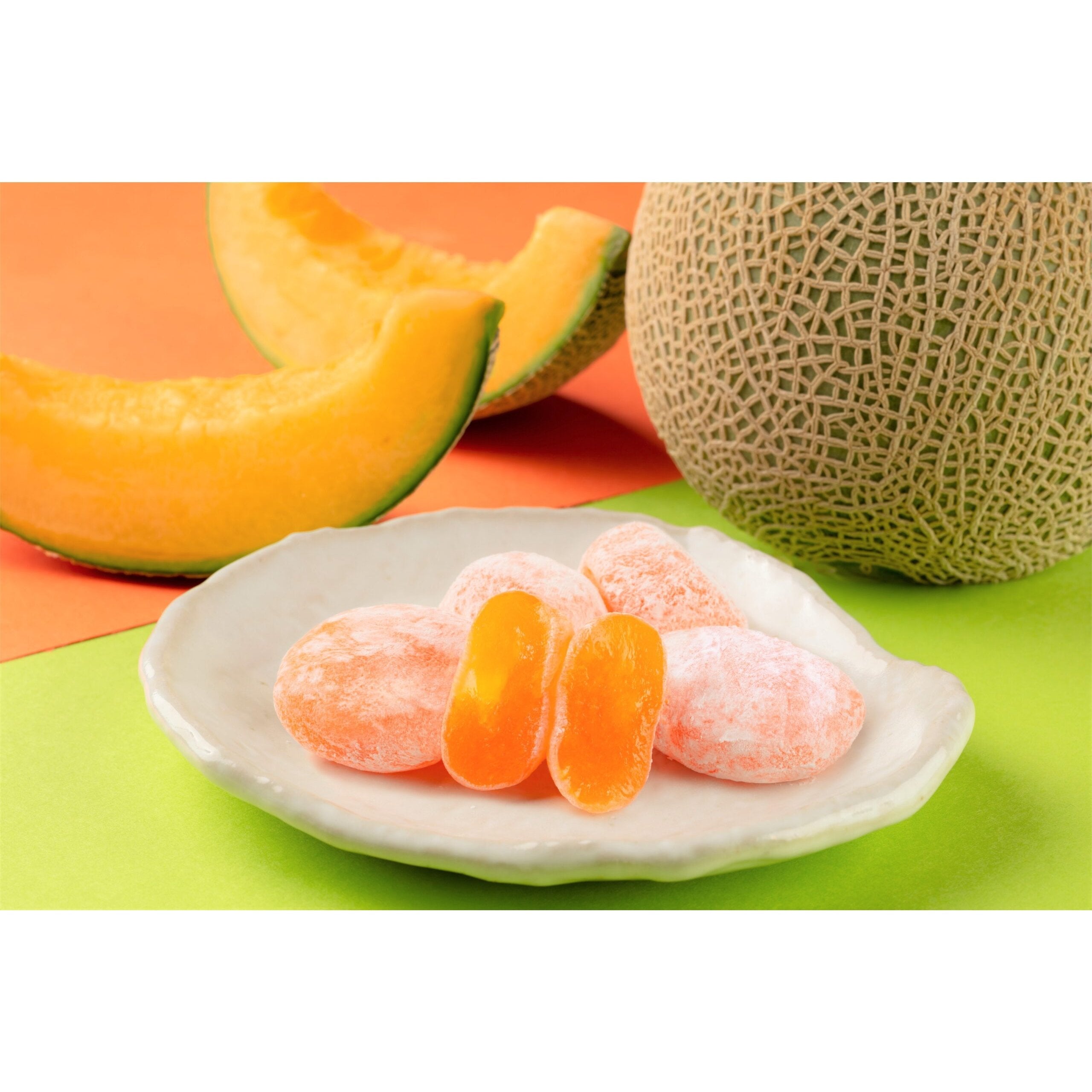 Seiki Bite Sized Mochi Snack Japanese Melon Flavor 130g - YOYO JAPAN