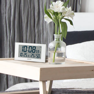 Seiko Clock Alarm Clock Radio Digital Calendar Japan - YOYO JAPAN